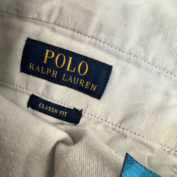 EUC POLO Ralph Lauren Men’s Classic Fit Navy Shorts Embroidered Lighthouse- 33” - Picture 4 of 9